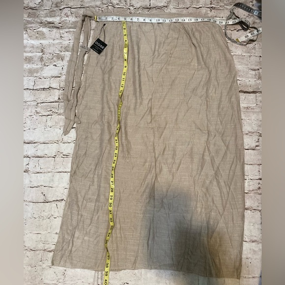 NWT DOSE khaki semi sheer swim cover-up one size 4–12 - Picture 7 of 12